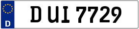 Truck License Plate